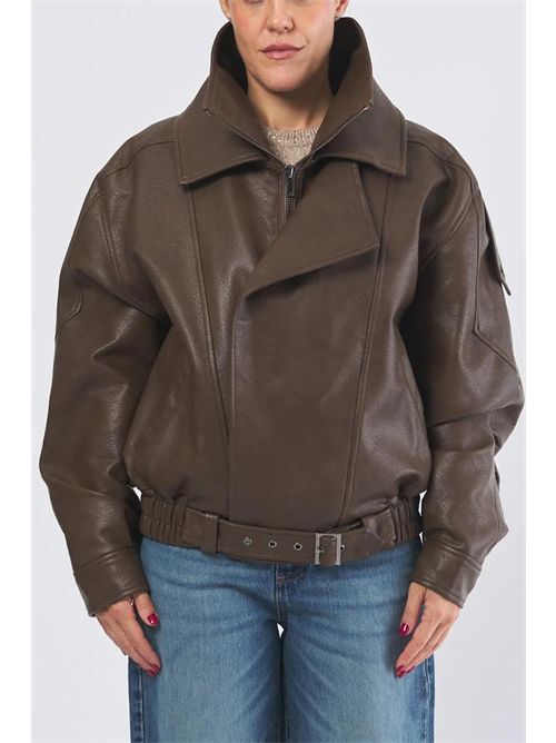 Zip-up bomber jacket ELEH | EFW250152/GRIGIO FANGO